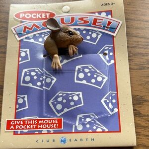 Pocket Mouse Toy - Brown